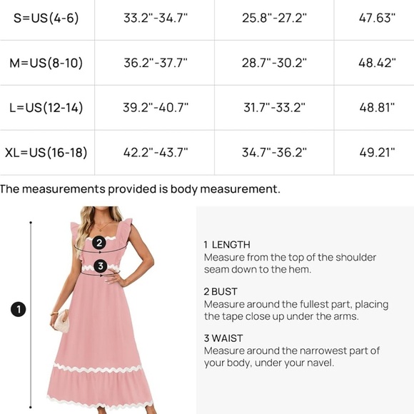 ZESICA SPAGHETTI STRAPS SLEEVELESS BACKLESS SMOCKED LACE MIDI DRESS NWT - Picture 4 of 6